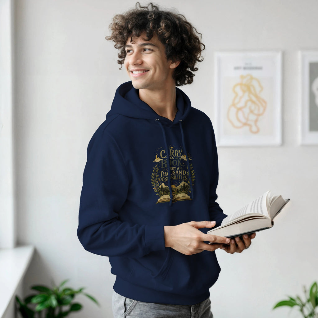 Book Lover Hoodie – Carry a Thousand Possibilities - Designity