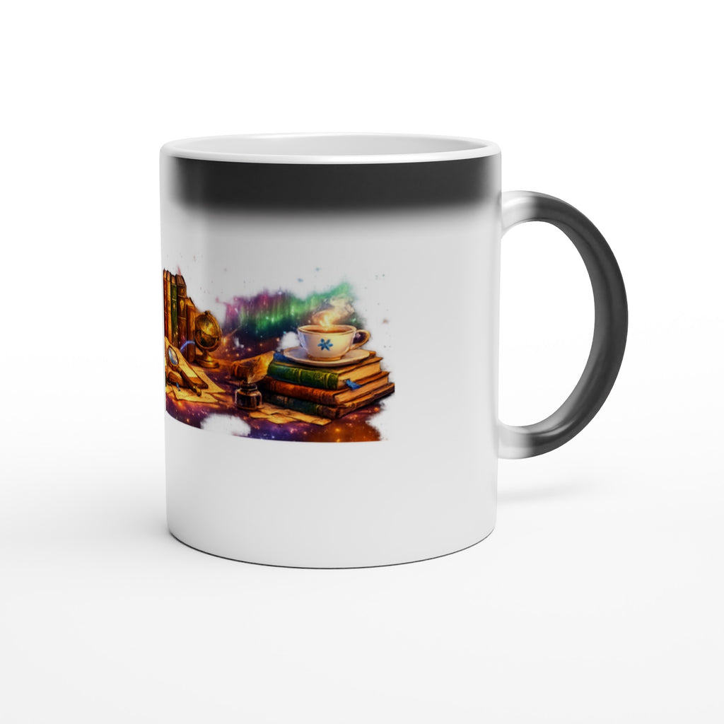 Aurora Desktop Magic Heat Changing Mug – Book Lover Gift - Designity
