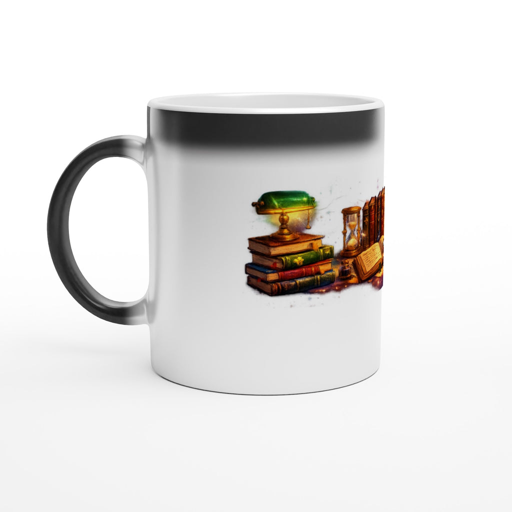 Aurora Desktop Magic Heat Changing Mug – Book Lover Gift - Designity
