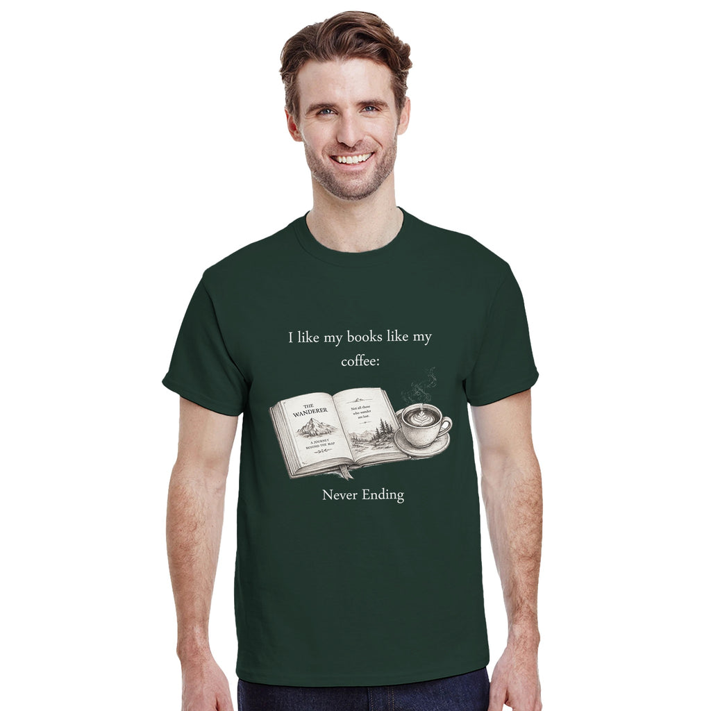 Coffee and Books T-Shirt – Funny Book Lover Gift - Designity