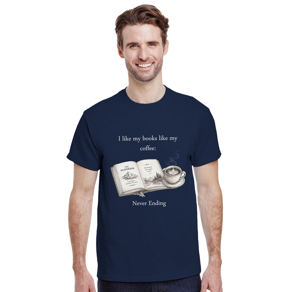 Coffee and Books T-Shirt – Funny Book Lover Gift - Designity