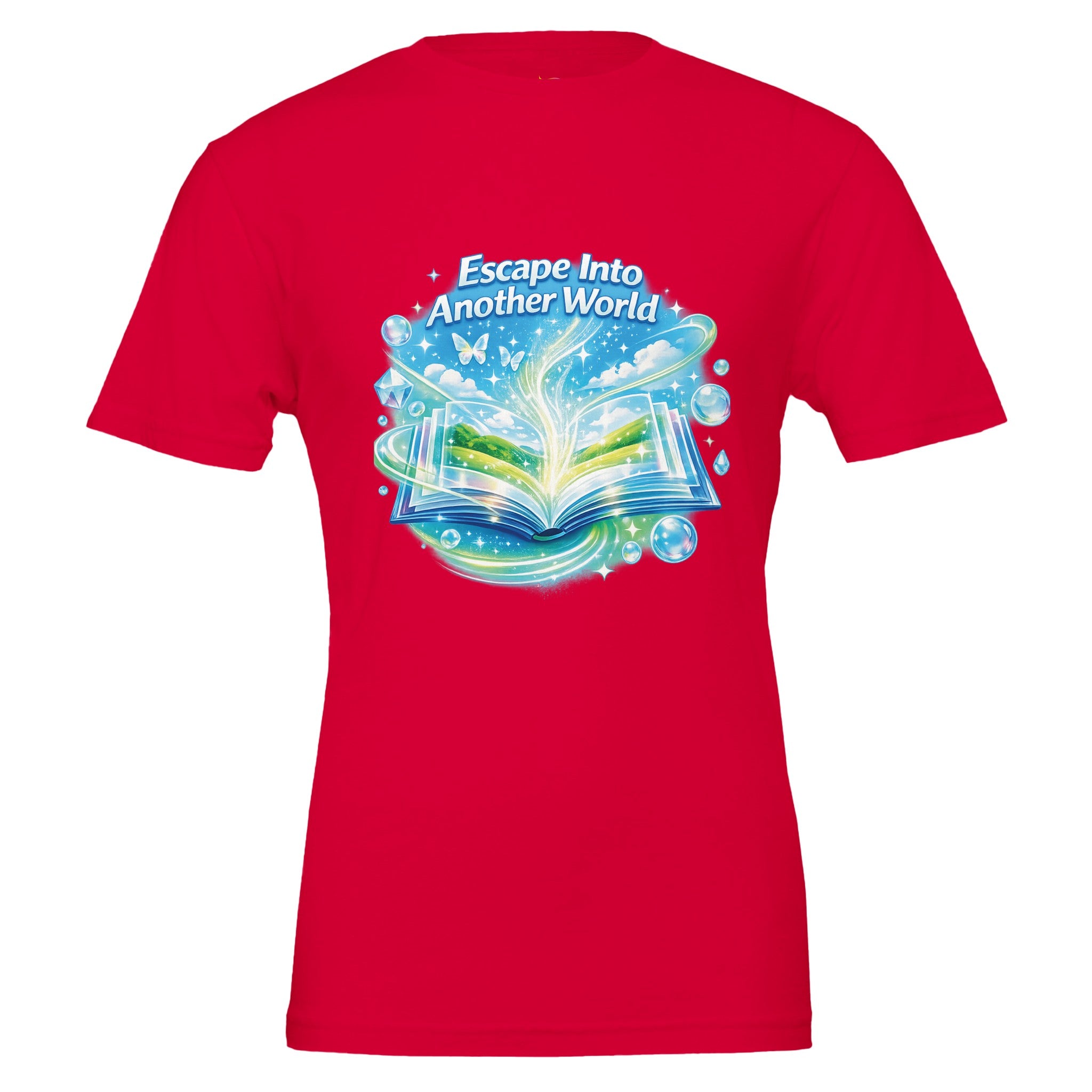 Escape Into Another World T-Shirt – Neo Frutiger Aero Aesthetic Y2K Retro Graphic Tee - Designity